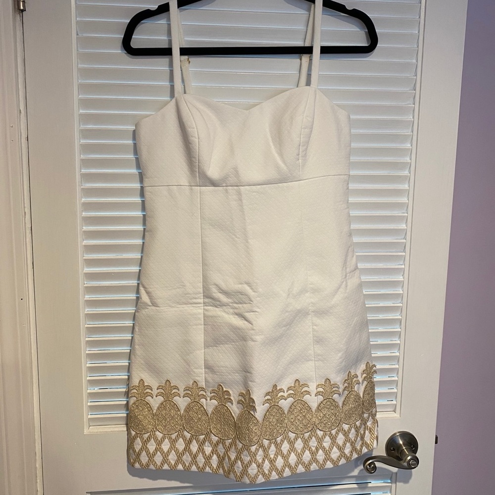 NWT Lilly Pulitzer White Pineapple Dress